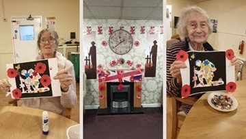 Worsley Residents craft for Remembrance